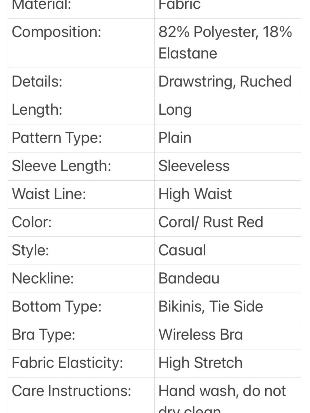Rust Red Ruched One-Piece Swimsuit - Picture 7 of 8
